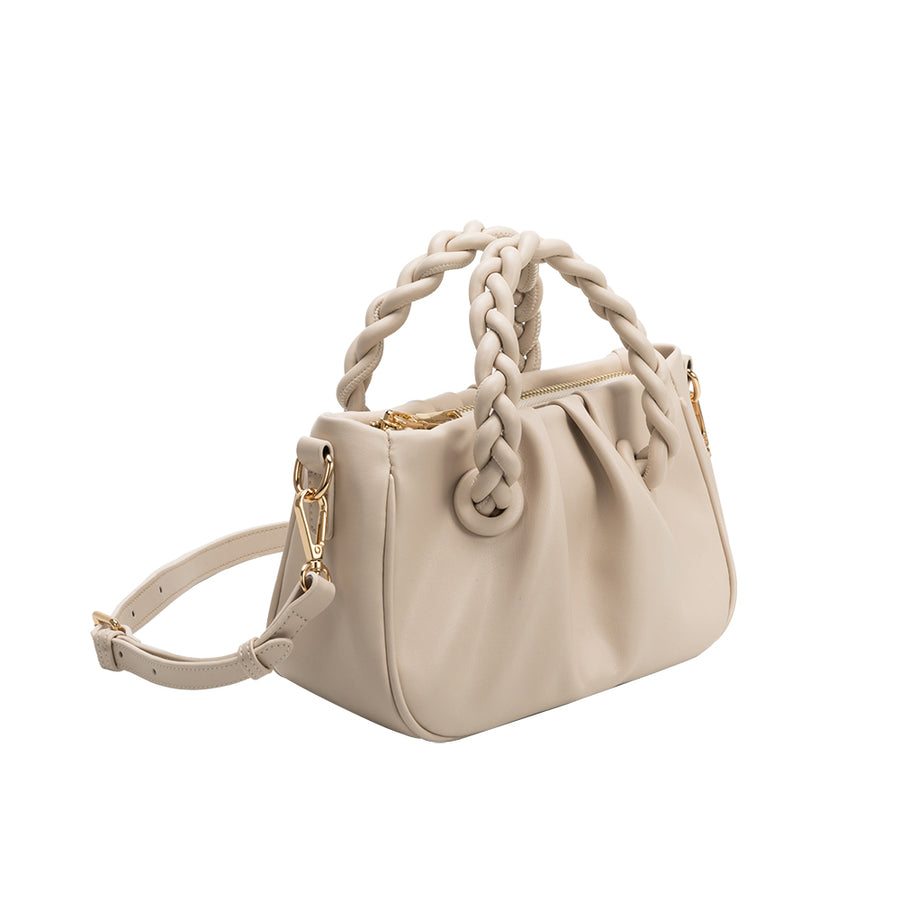 Gracelyn Ivory Recycled Crossbody Bag