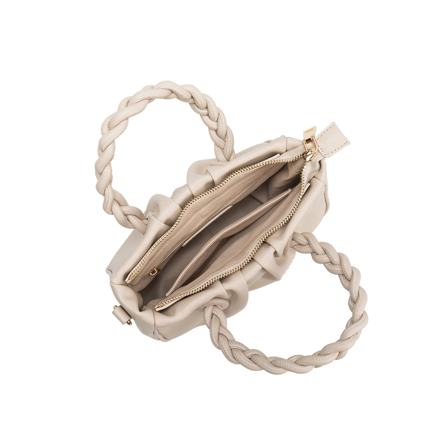 Gracelyn Ivory Recycled Crossbody Bag