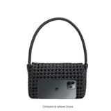 Shelly Black Recycled Vegan Shoulder Bag