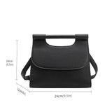 Nancy Black Recycled Vegan Crossbody Bag